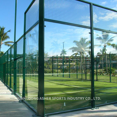 Whole Set Padel Court Customizable Cricket Court Standard Outdoor and Indoor Padel Court Weatherproof Synthetic Grass Tennis Court