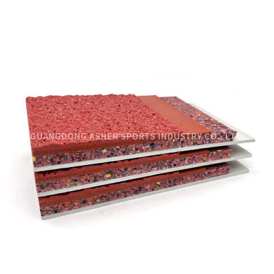 Elastic Sustainable Sandwich System Running Track Rubber anti UV Flooring Type