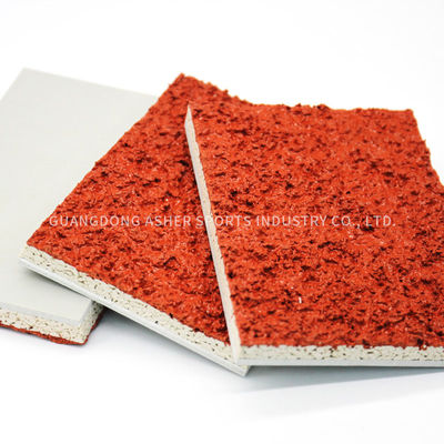 EPDM Material Tartan Track Surface , Tartan Rubber Floor Weather Resistant