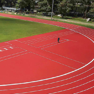Thickness 13mm 15mm Running Track Eco Friendly Prefabricated Roll Material Athletic Track Rubber Tartan