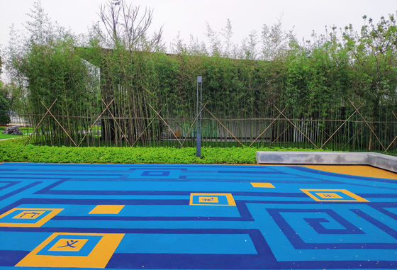 Colorful EPDM Rubber Running Track With Easy Installation Slip Resistant Surface UV Resistant