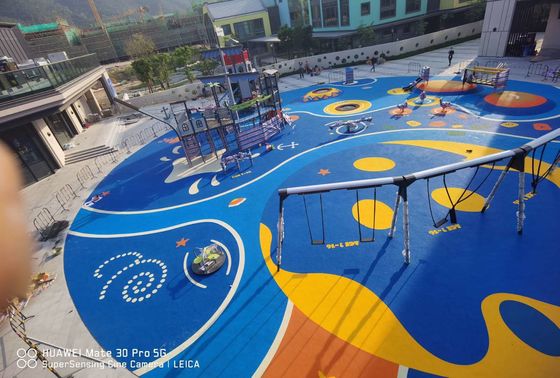 10mm EPDM Rubber Running Track With Easy Installation Excellent Slip Abrasion Resistance