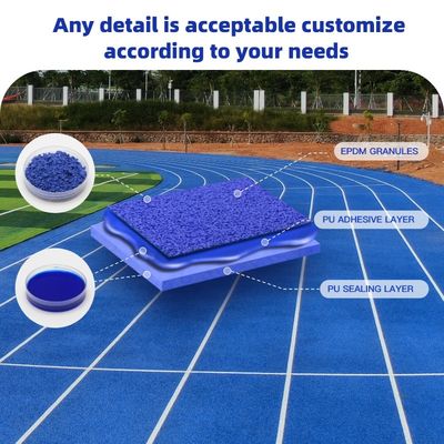 Durable Full PU Synthetic Track Premium Full Polyurethane Running Track for Professional Stadiums