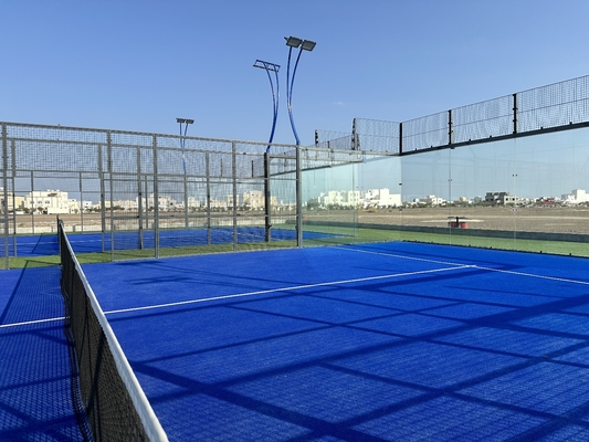 PU Backing Padel Court Paddle Court Construction Customized Color