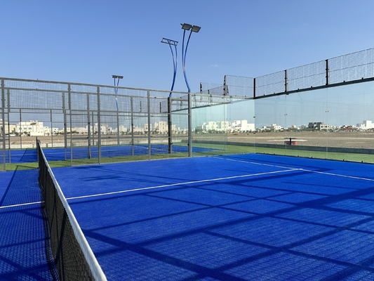 Customizable Hot Dip Galvanized Paddle Tennis Court Wholesale Price Full Set for Clubs and Sports Facilities