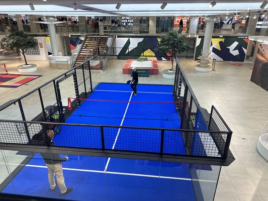 Durable Super Panoramic Padel Tennis Court 15 Years Rust-Free Guarantee Easy Setup Outdoor Sports Venue