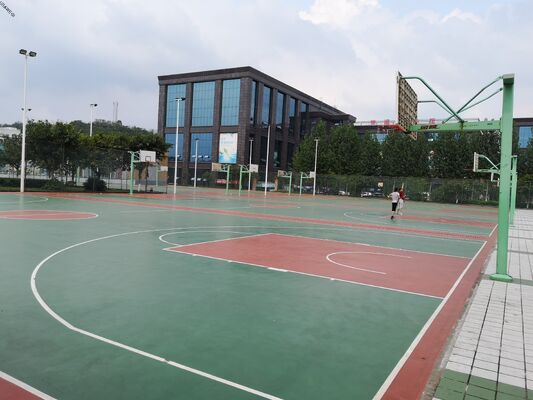 Superior Hard Acrylic Surface For School Athletic Facilities With Easy Application And Extended Warranty