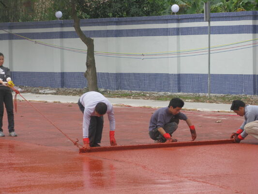 Contractor Grade Breathable Running Track Professional Engineering Supply Heavy Duty Installation