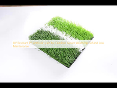 UV Resistant PP Artificial Grass for Outdoor Soccer Weatherproof and Low Maintenance
