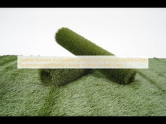 Weather Resistant and Realistic Synthetic Turf for Soccer Stadiums High Performance and Natural Looking Artificial Football Grass