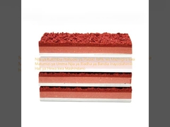 Njia ya Kukimbia Polepole ya Plastiki Rafiki wa Mazingira kwa Matumizi ya Umma Njia ya Riadha ya Bandia Inayostahimili Hali ya Hewa kwa Mashindano