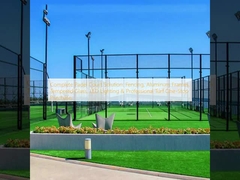 Complete Padel Court Solution: Fencing, Aluminum Frames, Tempered Glass, LED Lighting & Professional Turf One-Stop Purchase