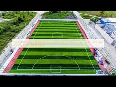 50mm Pile Height Artificial Grass with Easy Installation Soft Touch and High Tenacity for Football Fields