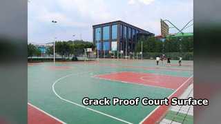 Durable Acrylic Court Surface For Schools