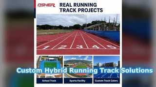 Custom Hybrid Running Track Solutions for Schools