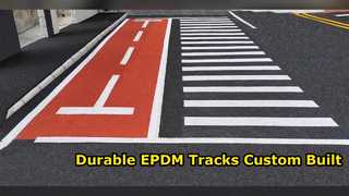Durable EPDM Rubber Running Track Customizable Solutions