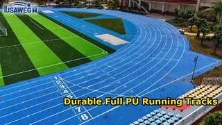 Full PU Running Track Solutions for Municipal Sports Parks