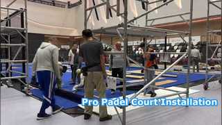 Professional Padel Court Artificial Turf Installation Process