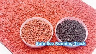 Semi Prefabricated Rubber Running Track