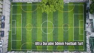 Durable 50mm Artificial Football Turf for Soccer Pitches